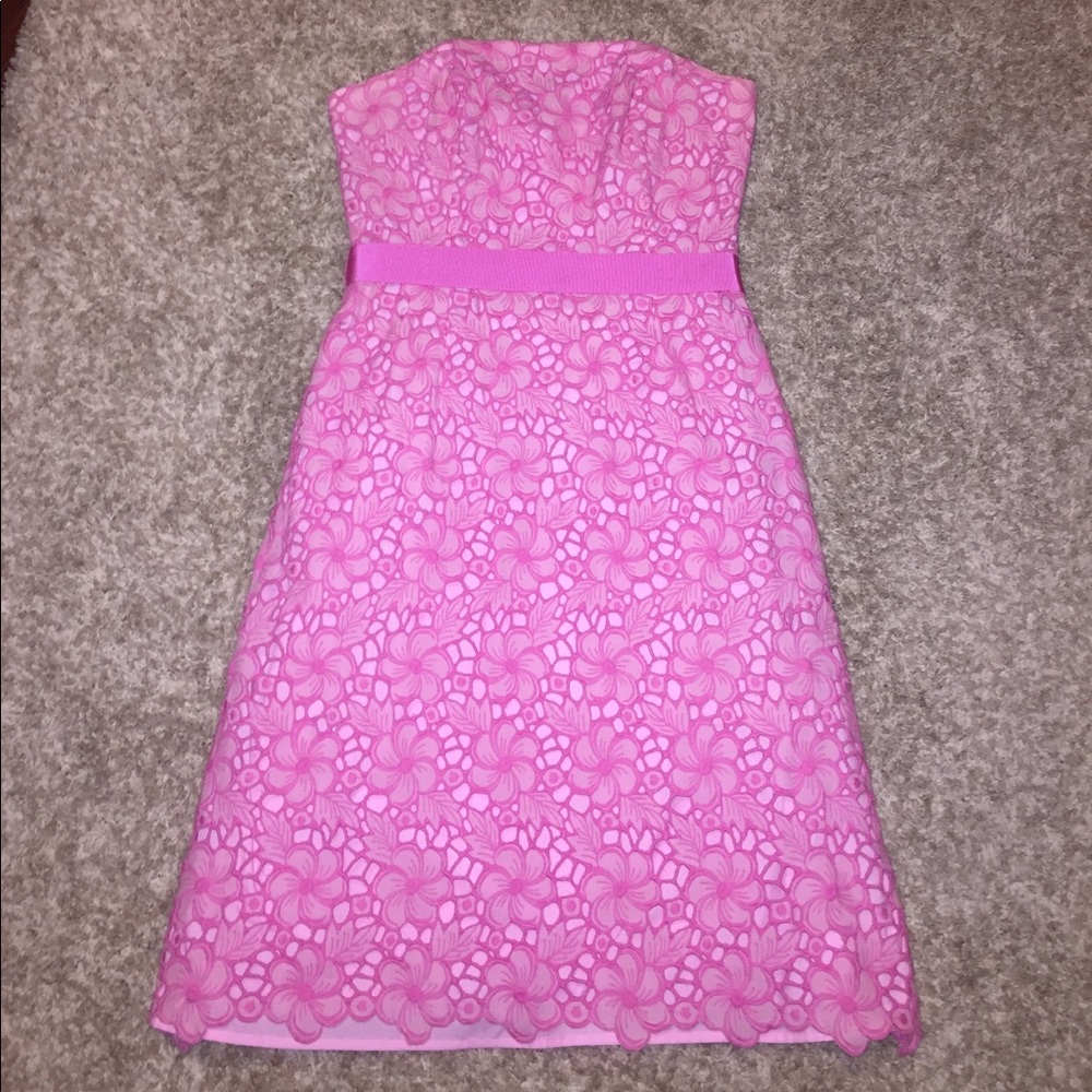 Lilly Pulitzer Pink Eyelet Dress 4